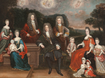 Portret van de familie van Diemen